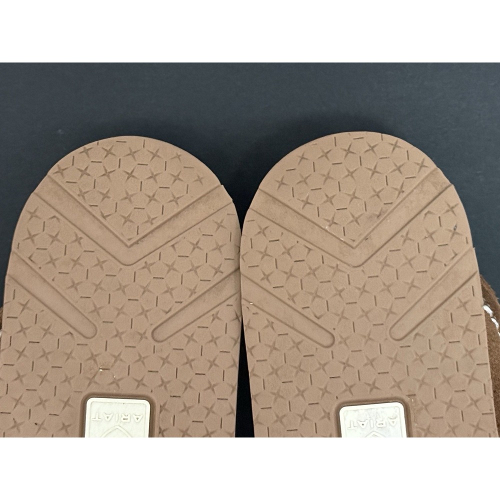 Ariat Cruiser Slip On Loafers Womens Sz 7B Yellow/Chestnut Suede Steerhead - Picture 11 of 11